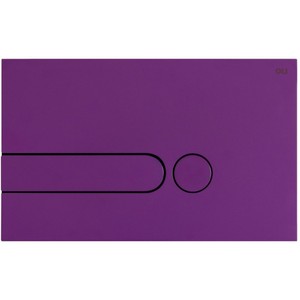 Панель смыва OLI i-PLATE, для унитаза, пластик пурпурный
