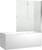 Шторки. - Шторка для ванны Aquanet Beta 4 NF6222-hinge для (Aquanet Corsica 170x75)