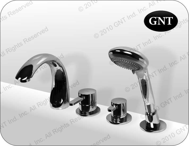 Смесители на борт ванны. - Смеситель на борт ванны Standart GNT TonleSap -75 для (GNT Classic 170x75)