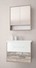 Зеркальный шкаф Style Line Экзотик 65, подвесной, Экзотик/белый