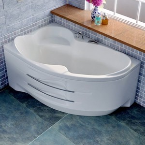 Акриловая ванна BellSan Индиго 160x100 хром