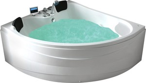 Акриловая ванна Gemy G9041 K 150x150 с гидромассажем