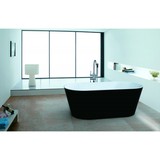 Акриловая ванна NT Bathroom Tanarum 170x80 черная 