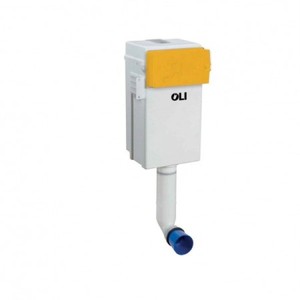  Бачок сливной OLI QUADRA (0278/0430/0187)мм, для подвесного унитаза, под пневматическую  панель слива