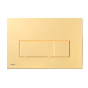 Кнопка управления для скрытых систем инсталляции AlcaPlast THIN M575, пластик, золотой