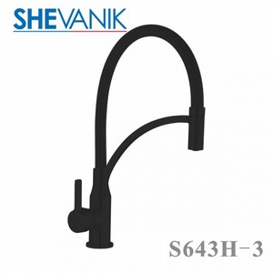 Смеситель для кухни Shevanik S643H-3 с гибким изливом