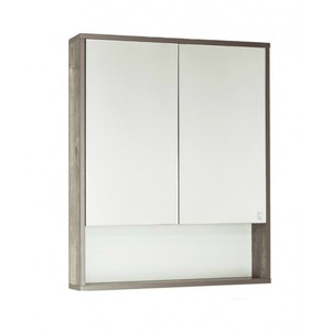 Зеркальный шкаф Style Line Экзотик 65, подвесной, Экзотик/белый