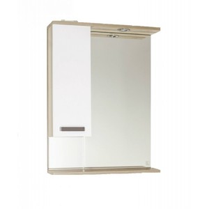 Зеркальный шкаф Style Line Ориноко 80/C, подвесной, ориноко/белый