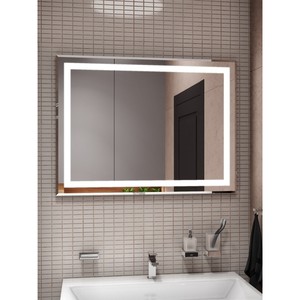 Зеркало Континент Торрес Люкс 80x60 со встроенной Led подсветкой