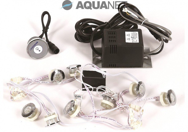 Подсветка. - Подсветка Aquanet Звездный дождь (гирлянда 8 ламп) для (Aquanet Fregate 120x120)