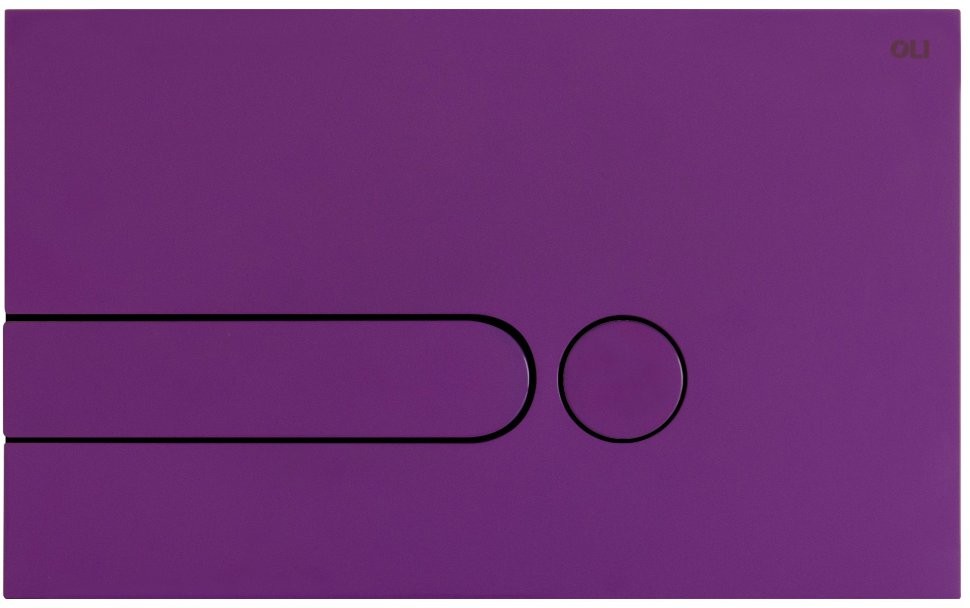 Панели смыва механические - Панель смыва OLI i-PLATE, для унитаза, пластик, пурпурный для (OLI 80 (0580/0419/0080)мм)