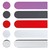 Панели смыва механические - Комплект для панелей смыва OLI i-PLATE, пластик, клавиши Fantasy (пурпурный, красный, хром матовый, антрацит, белый) для (OLI 80 (0580/0419/0080)мм)