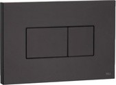 Панели смыва пневматические - Панель смыва OLI KARISMA, для унитаза, пластик, черный soft-touch для (OLI QUADRA (0278/0430/0187)мм)
