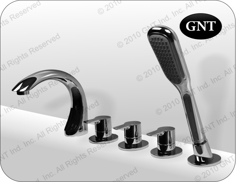 Смесители на борт ванны. - Смеситель на борт ванны Standart GNT TonleSap -78 для (GNT Fresh 170x105 )