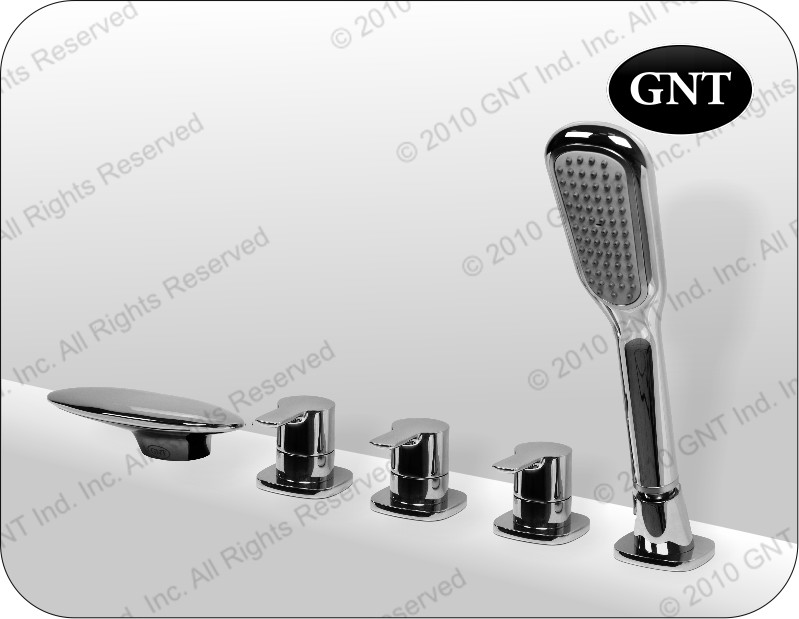 Смесители на борт ванны. - Смеситель на борт ванны Standart GNT Athabasca  -78 для (GNT Style 180x80)
