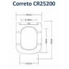 Унитаз подвесной Taliente Correto CR25200 Nero безободковый черный