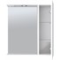 Зеркало со шкафчиком Emmy Агата 60x70 с подсветкой белый