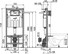 Система инсталляции AlcaPlast Sadromodul AM101/1120 для подвесного унитаза