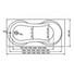 Акриловая ванна Relisan Lada 120x70